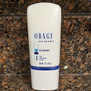 Obagi Nu-Derm Exfoderm Lotion in White and Blue